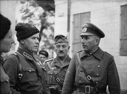 Spotkanie Armii Czerwonej z żołnierzami niemieckiemu, sygn. IPN BU 188/300-342-006;
