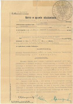 Karta inwentarzowa zbrodniarza wojennego Maxa Daumego (sygn. IPN GK 164/371).